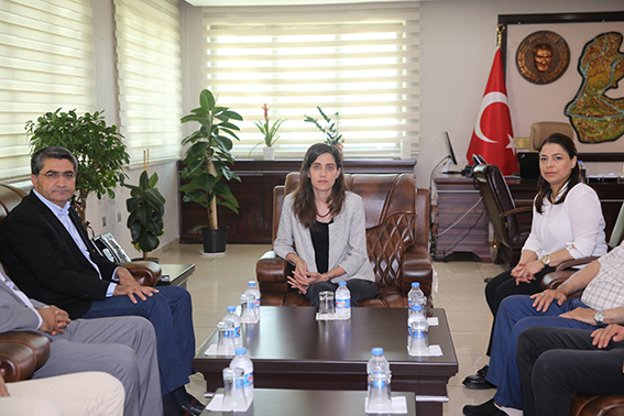 DEVA PARTİSİNDEN EŞ BAŞKAN SÖNÜK’E ZİYARET