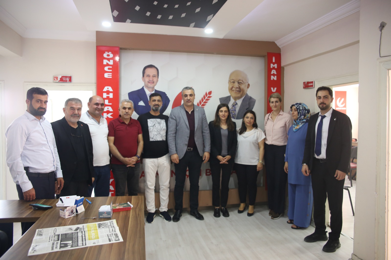 EŞ BAŞKAN SÖNÜK YRP’Yİ ZİYARET ETTİ