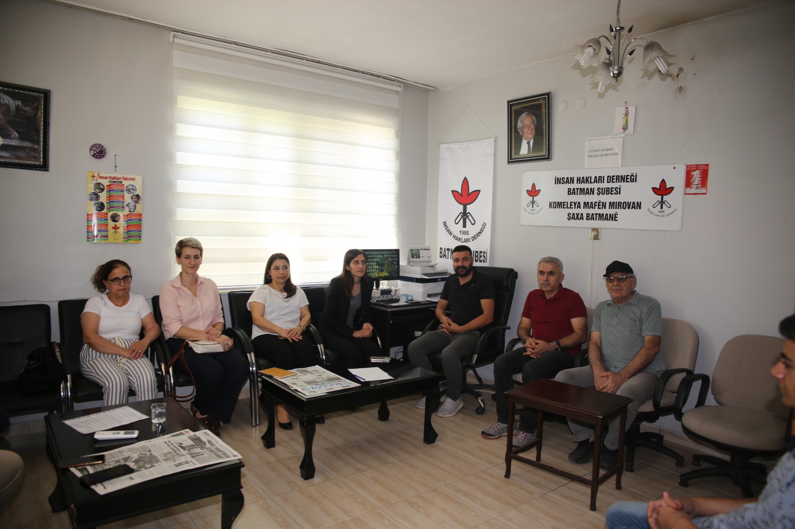 EŞ BAŞKAN SÖNÜK’TEN İHD’YE ZİYARET