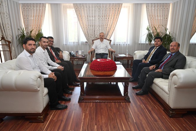 Diva-Sen Genel Başkanı Taşçı’dan Vali Canalp’a ziyaret