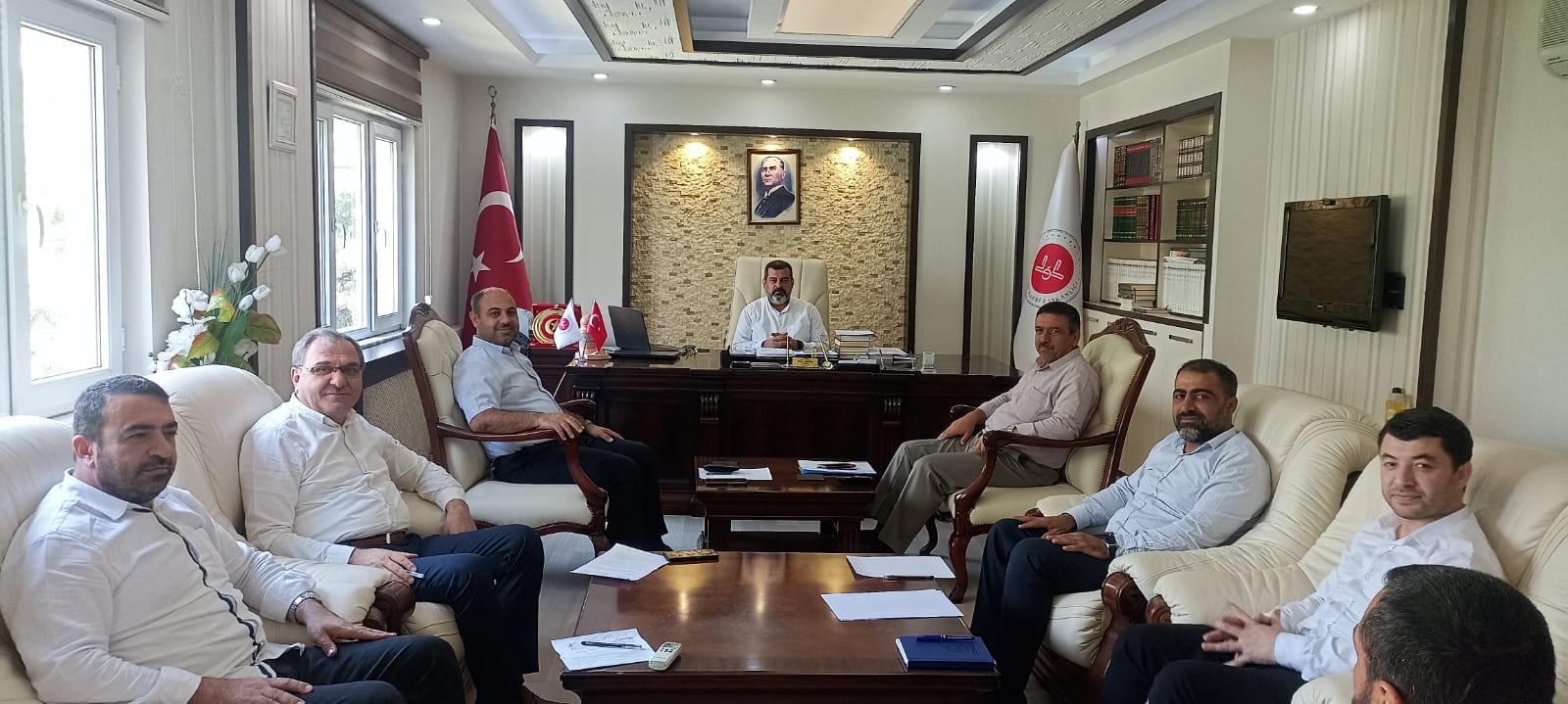 İlçe müftüleri ile bir araya geldi