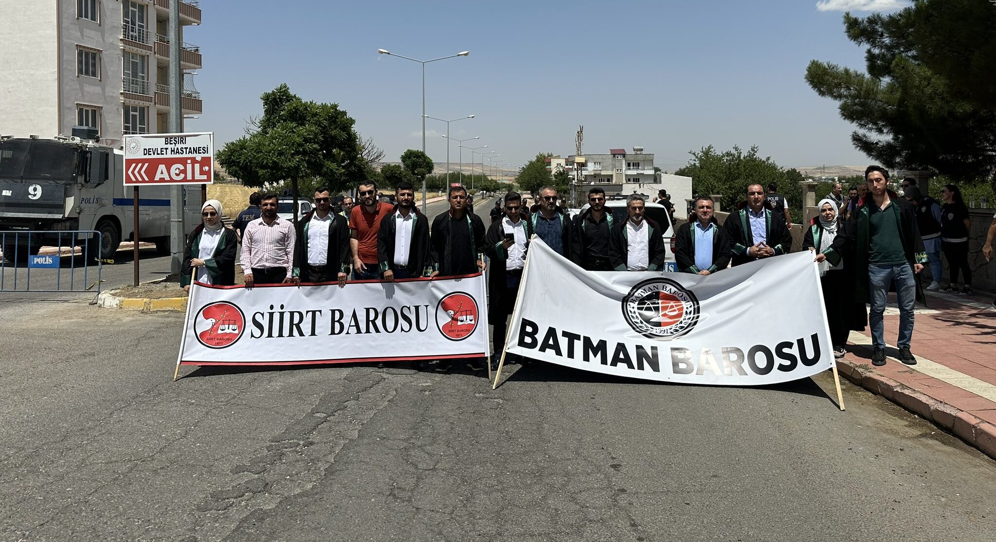 Batman ve Siirt Baroları’nın ortak basın açıklaması engellendi