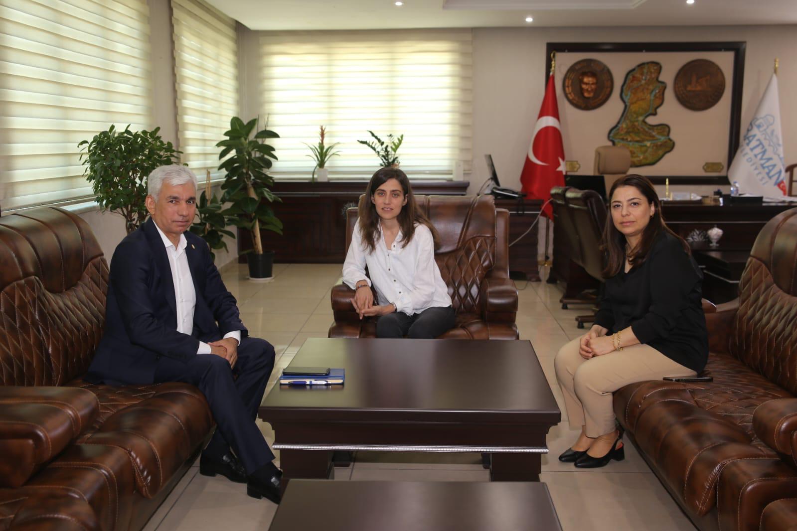 Esnaf Odalar Birliği Başkanından Eş Başkan Sönük’e ziyaret