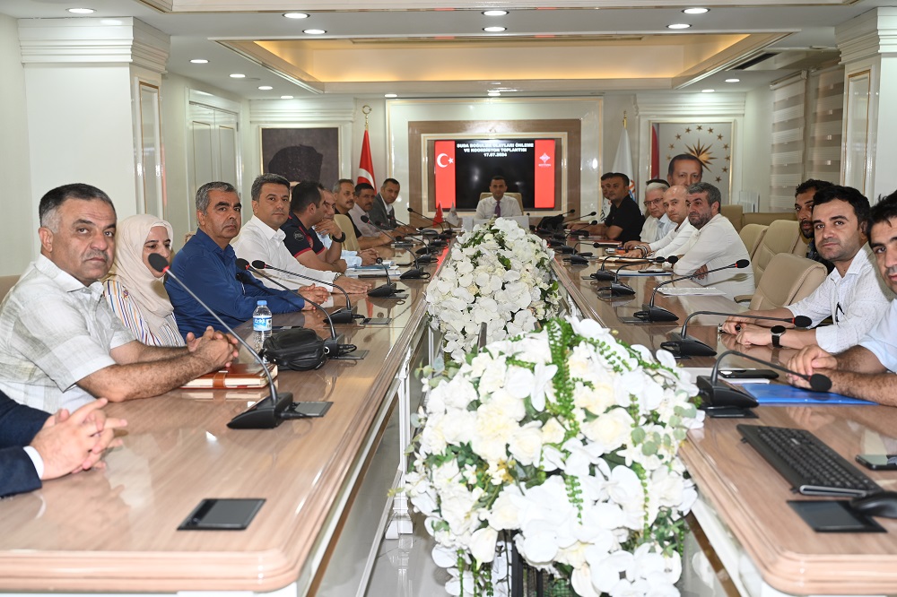 Boğulmalar ile ilgili Koordinasyon Toplantısı yapıldı