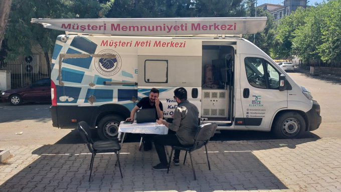 Dicle Elektrik Müşteri Memnuniyeti Merkezi Mobil Hizmet Aracı