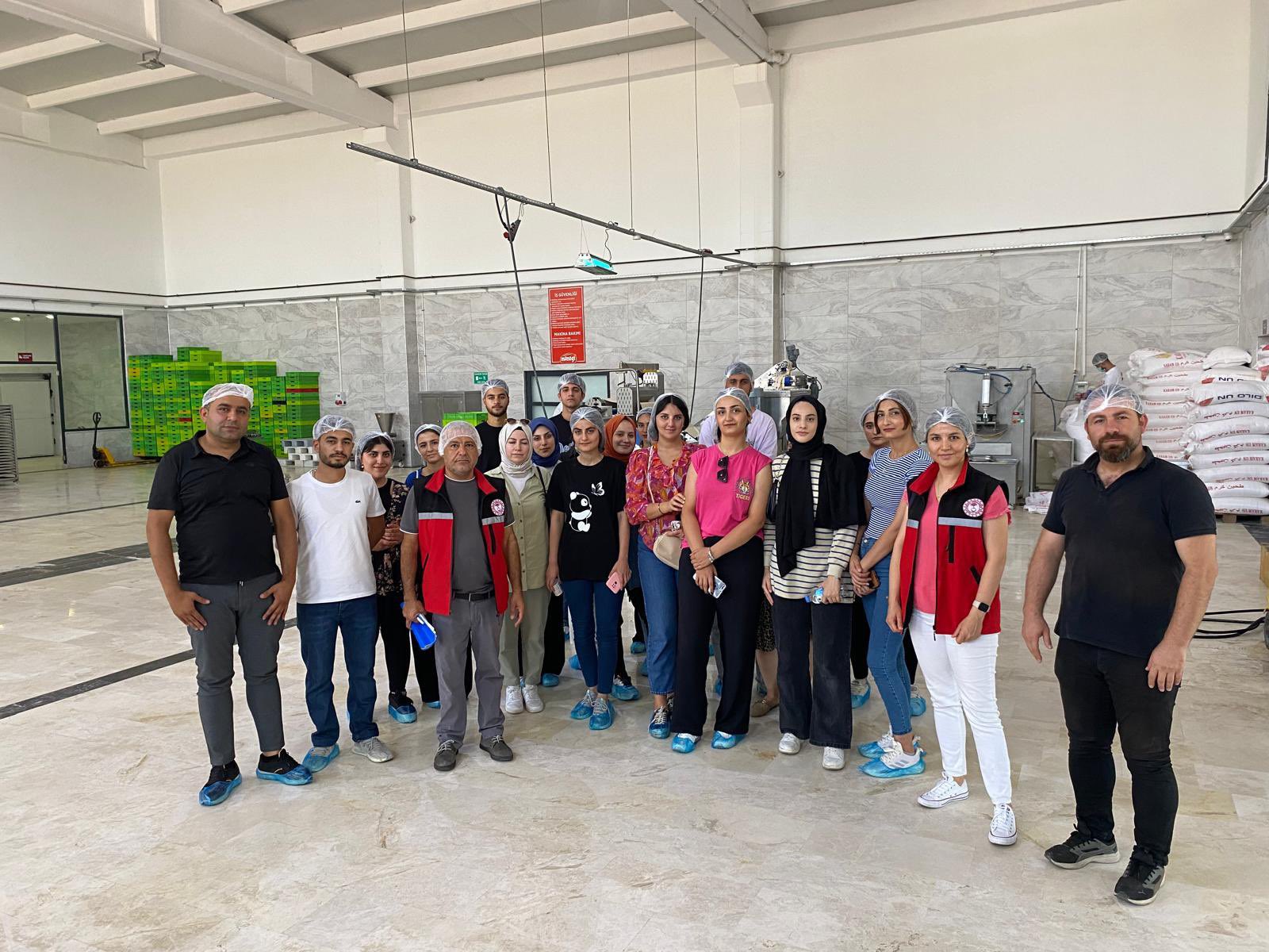 Stajyerler gıda denetiminde