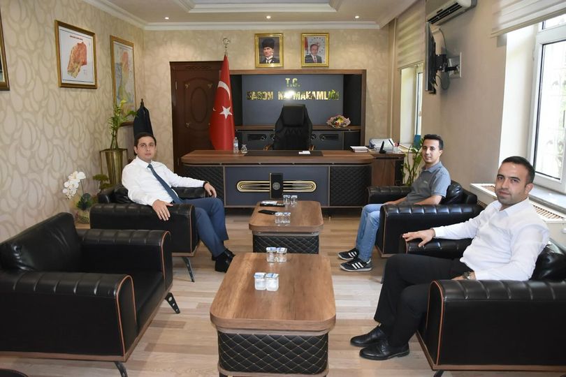 Hakim ve Savcıdan Kaymakam Başar’a hayırlı olsun ziyareti