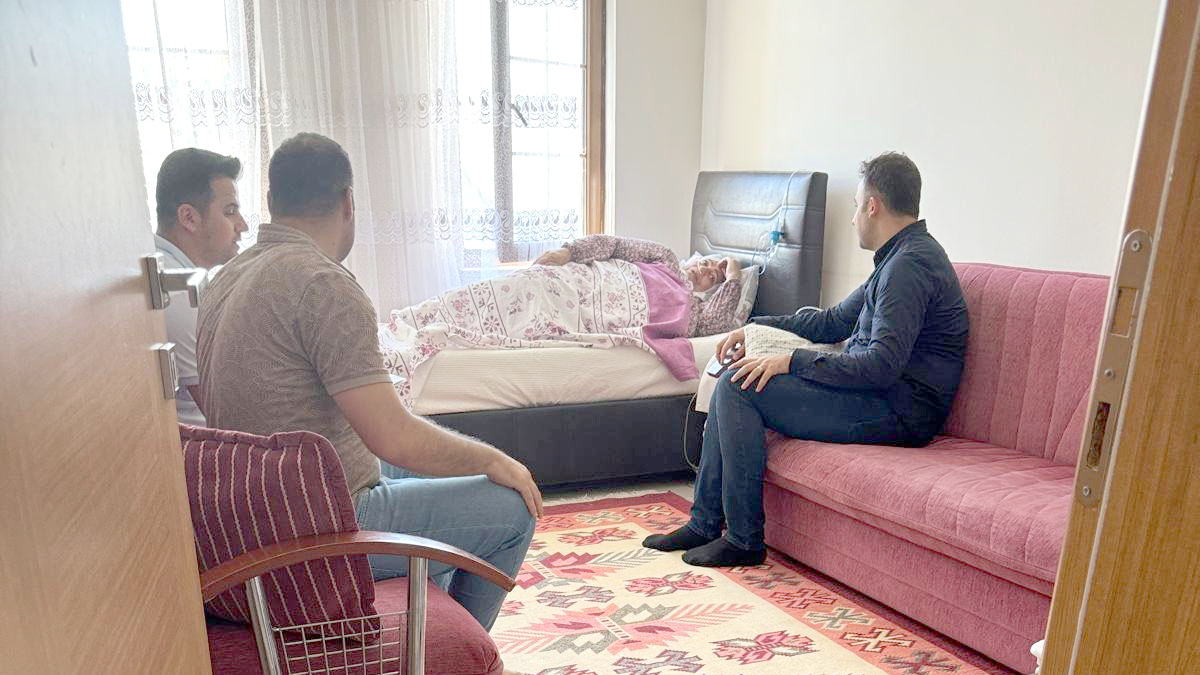 Kaymakam İmrak’tan hane ziyaretleri