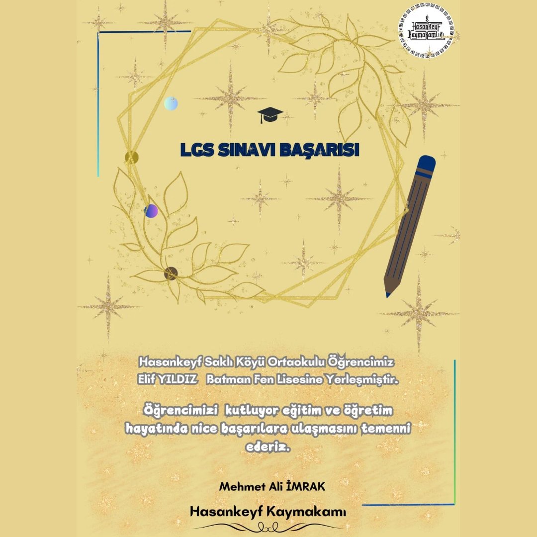 Hasankeyf’te Eğitimde Büyük Başarı