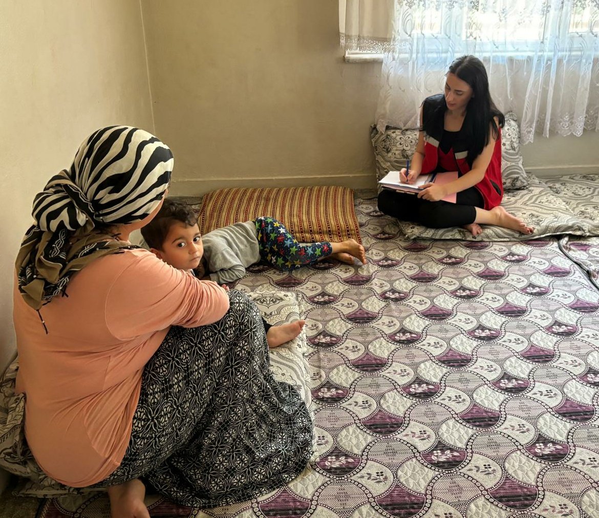 Yardım hizmetlerine ilk kez başvuran haneler ziyaret edildi