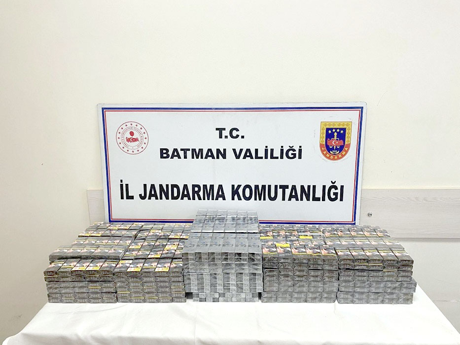 1010 paket kaçak sigara ele geçirildi