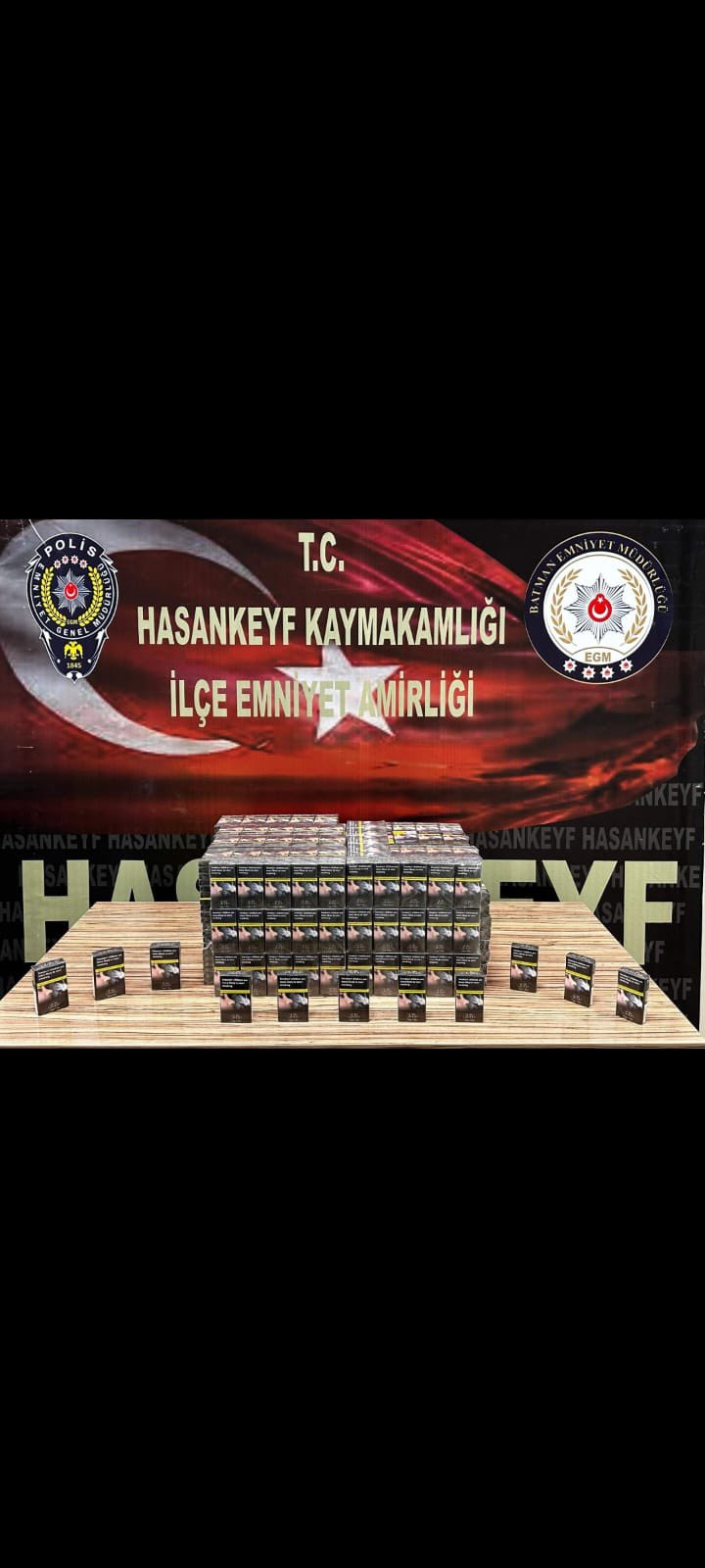 1085 paket gümrük kaçağı sigara ele geçirildi