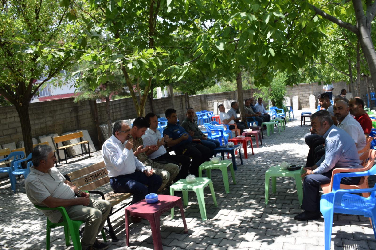 Kaymakam Güngör, taziye ziyaretinde bulundu