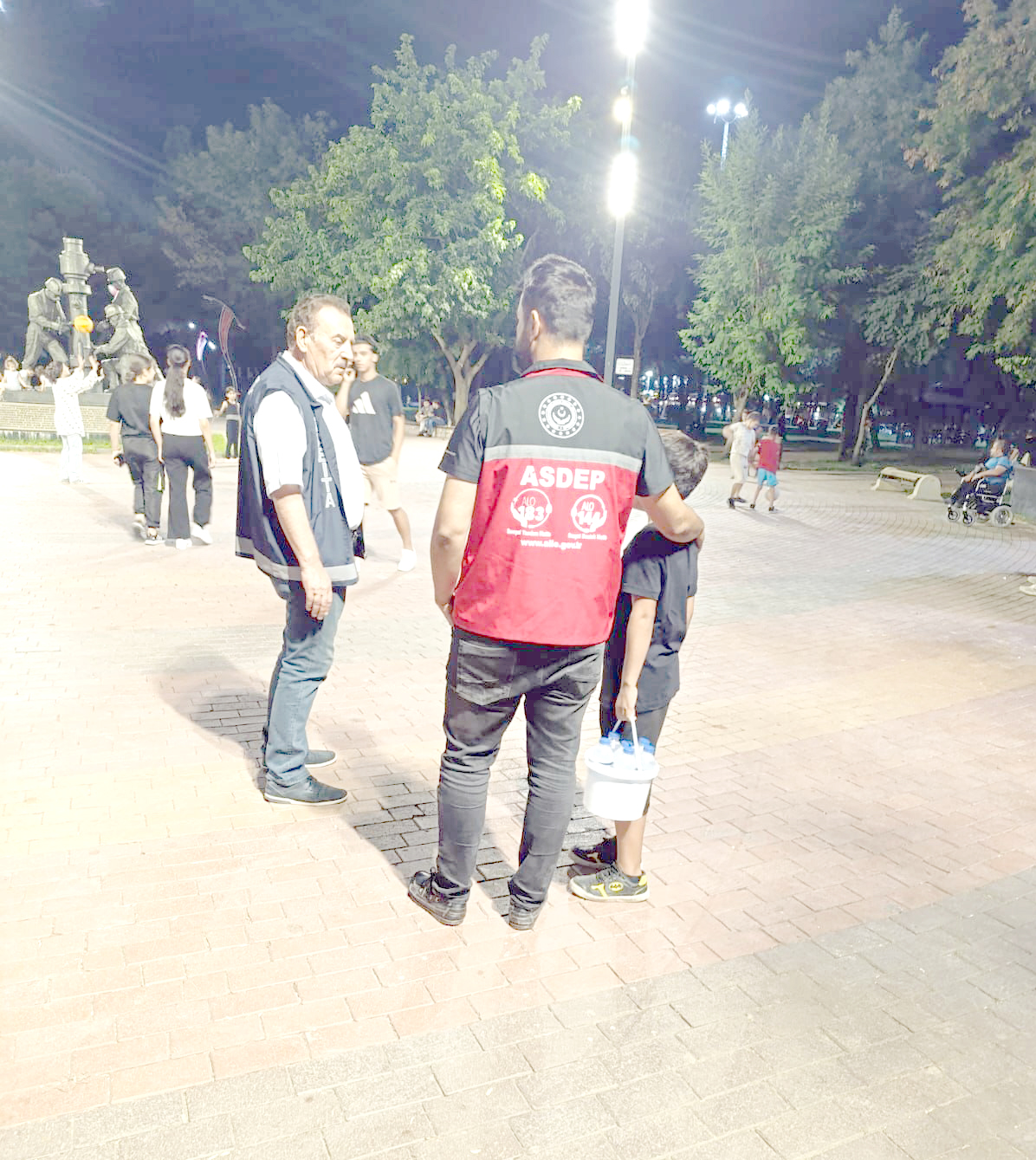 Gece Mobil Ekibinden saha çalışması