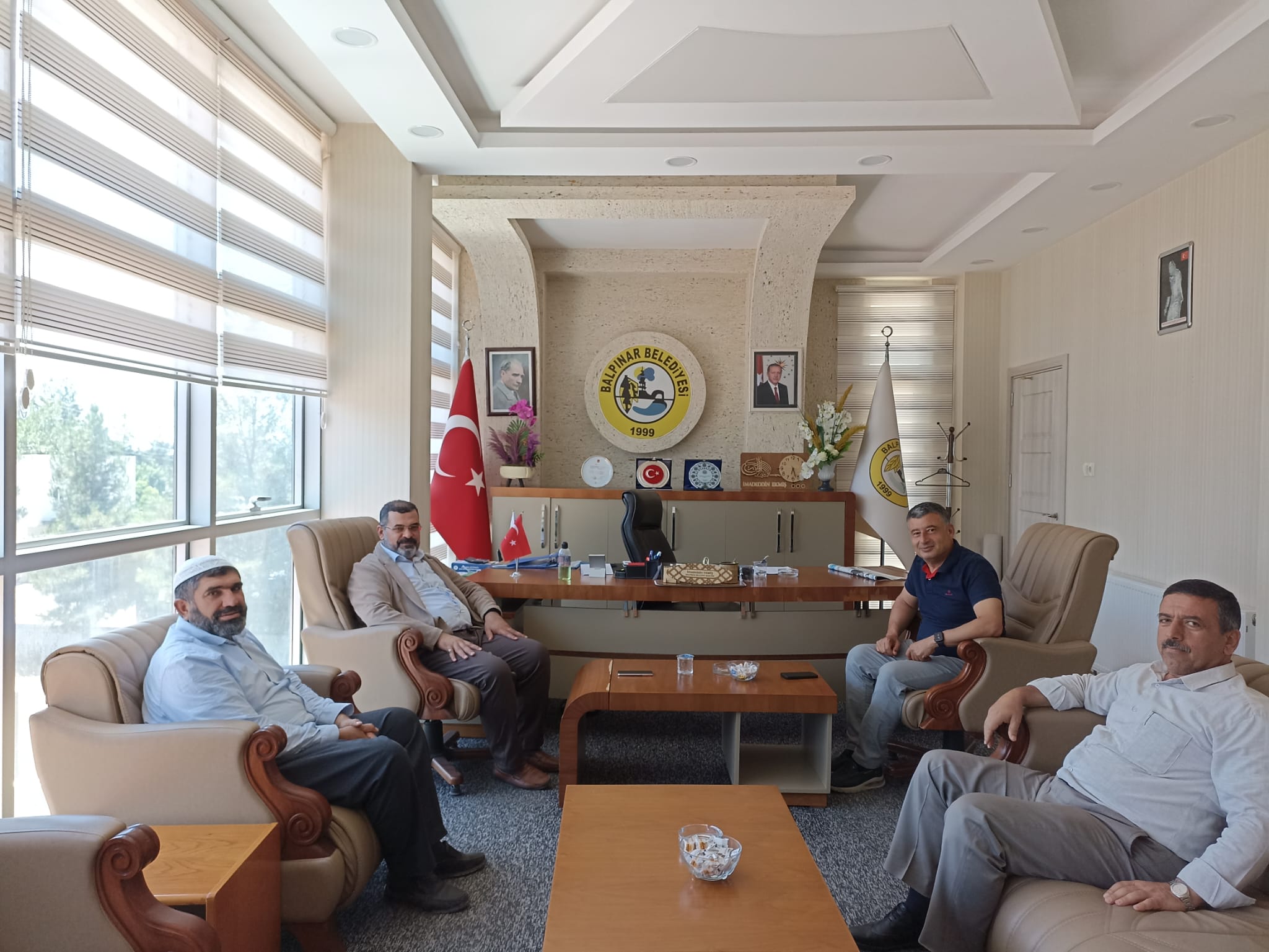 Müftü Durmuş’tan Başkan Ekmiş’e ziyaret