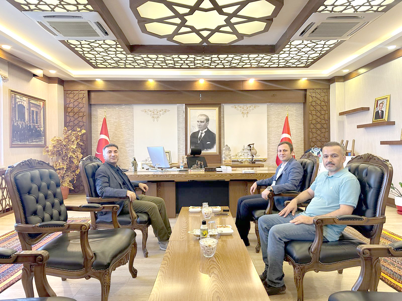 Rektör Demir’den Kaymakam Güngör’e ziyaret