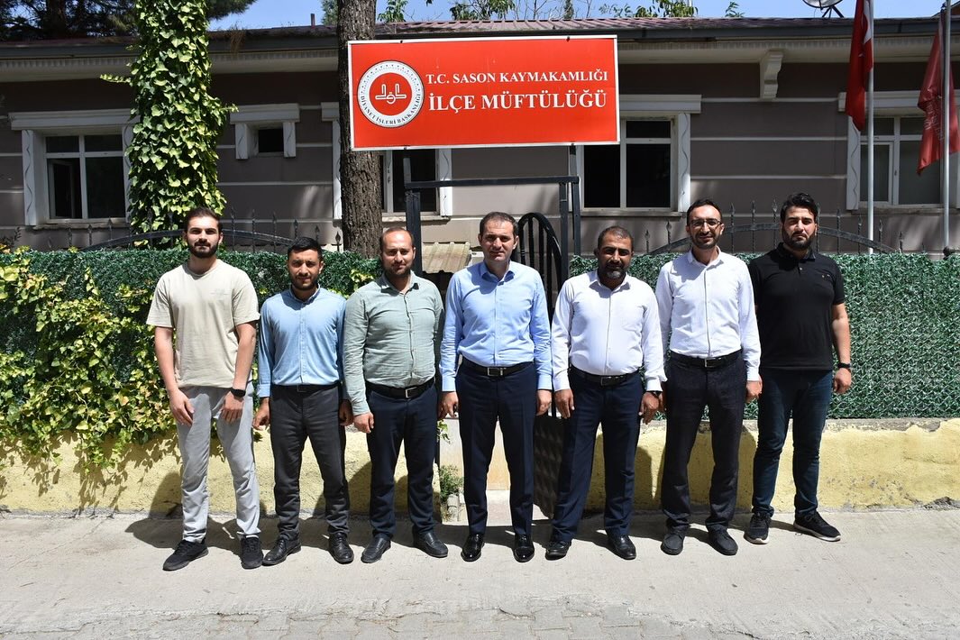 Sason Kaymakamlığına bağlı kurumlara veda ziyareti