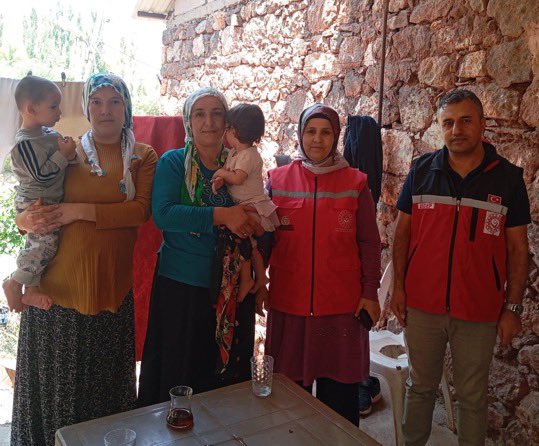 Şehit ailelerine ziyaret