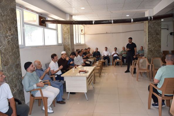 KAYMAKAM GÜNGÖR TAZİYE ZİYARETİNDE BULUNDU.