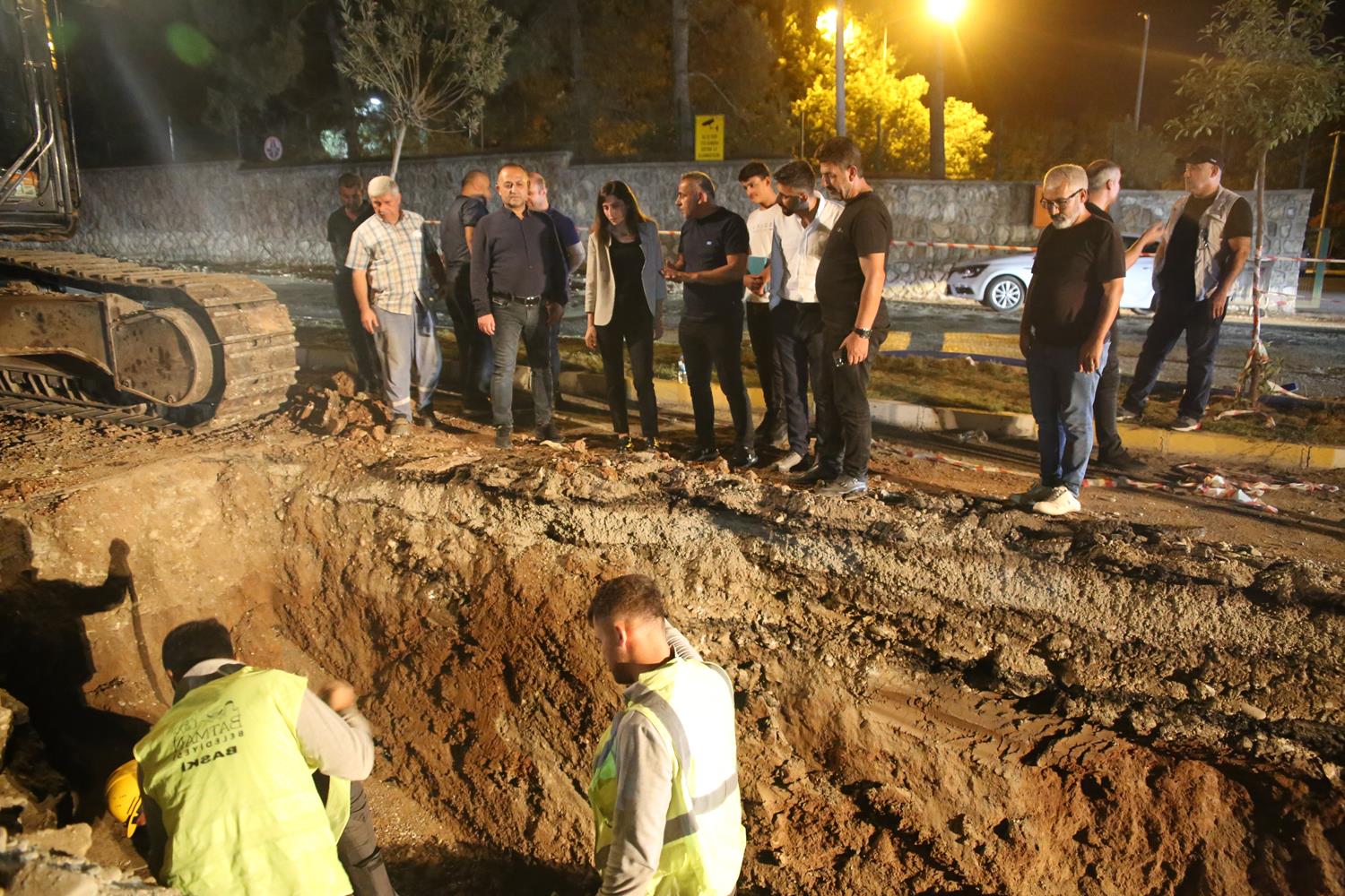 Eş Başkan Sönük çalışmalarını yerinde takip etti