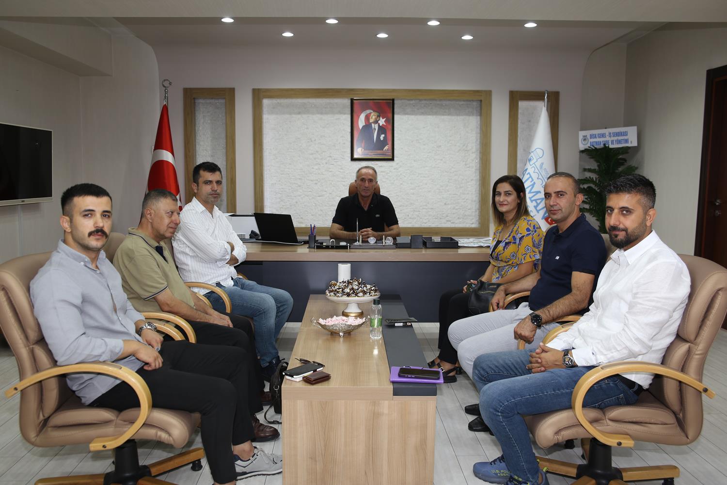 Tüm Bel-Sen’den Eş Başkan Yeşil Işık’a ziyaret