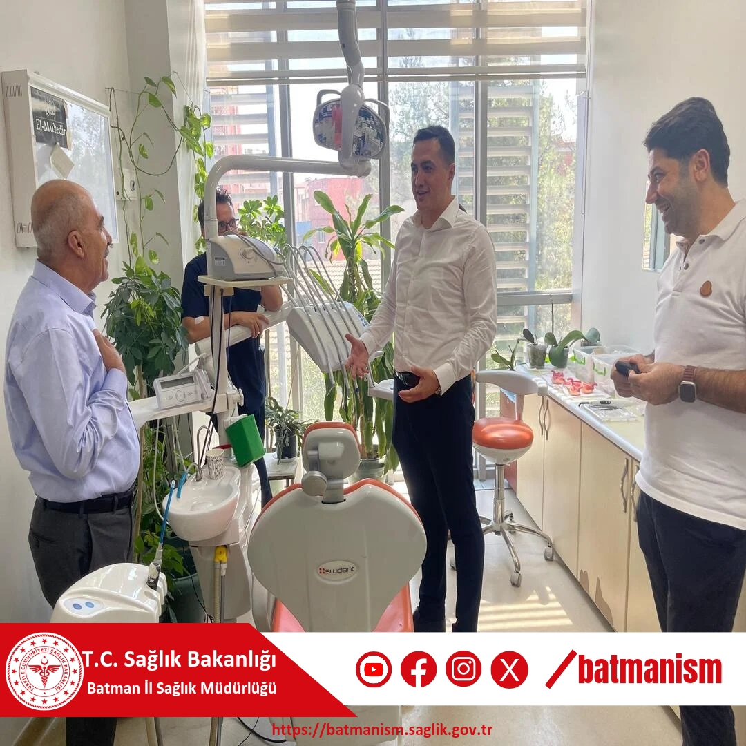 Ağız ve Diş Sağlığı Hastanesini ziyaret etti