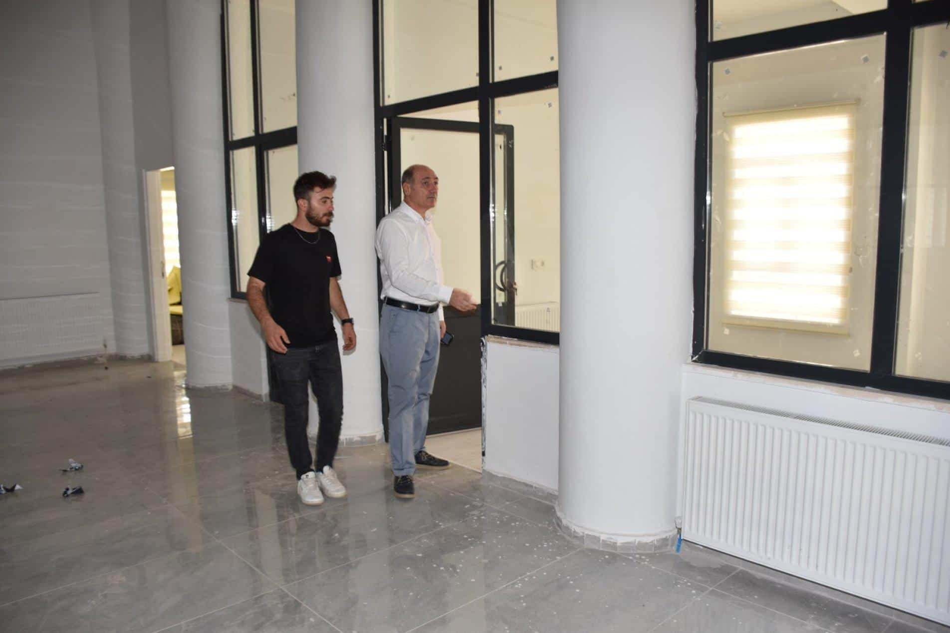 Özel Eğitim Anaokulu İnşaatını İnceledi