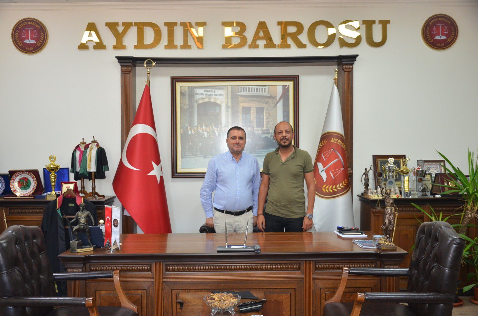 Baro Başkanı Şenses’ten Aydın Barosu’na ziyaret