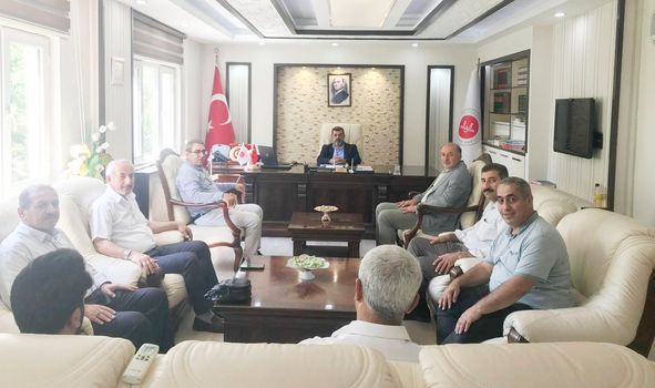 Din-Bir-Sen Genel Başkanından Müftü Durmuş’a ziyaret