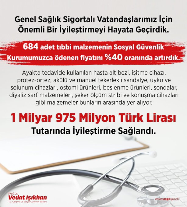 Resmi Gazete’de Yayımlanan Yeni Sağlık Uygulama Tebliği ile Genel Sağlık Sigortası Kapsamında Önemli İyileştirmeler