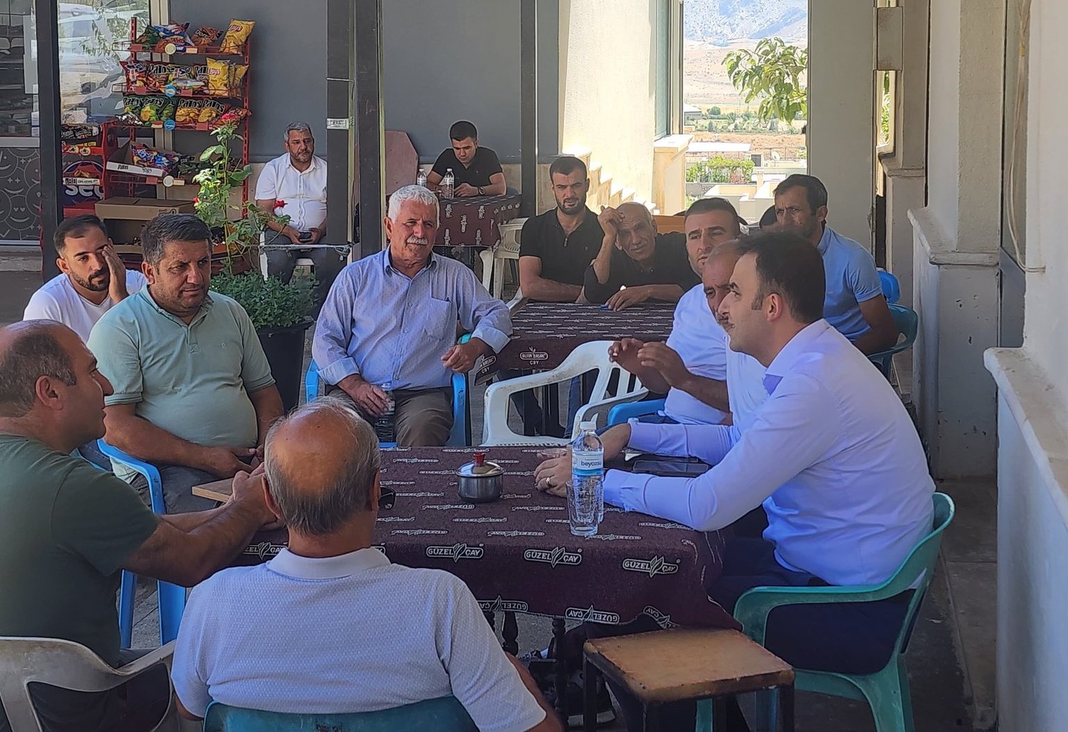 Vatandaşlarla hasbihal etti