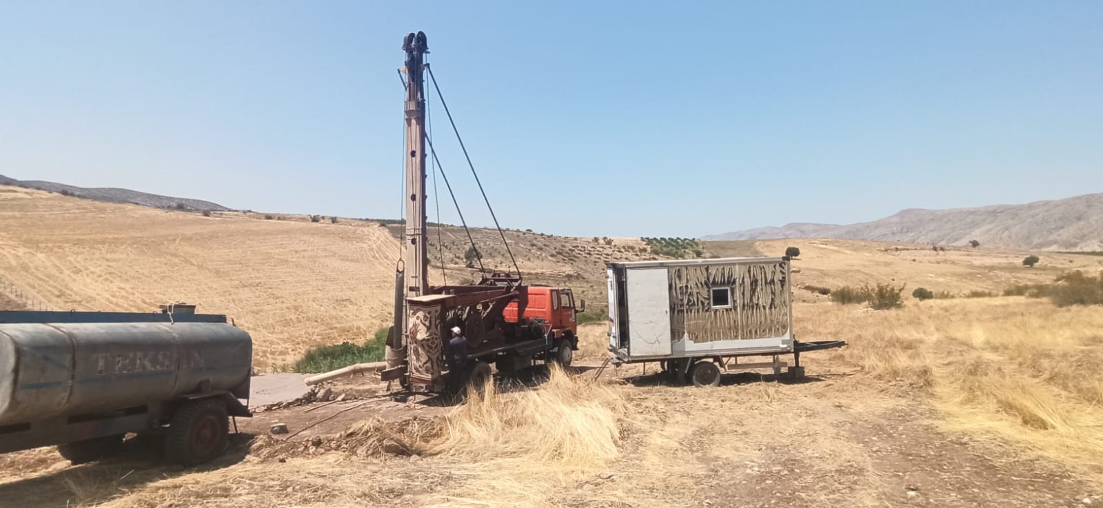 Irmak köyünde su sondaj çalışması