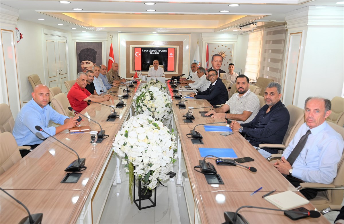 İl Spor Güvenlik Kurulu Toplantısı Gerçekleştirildi
