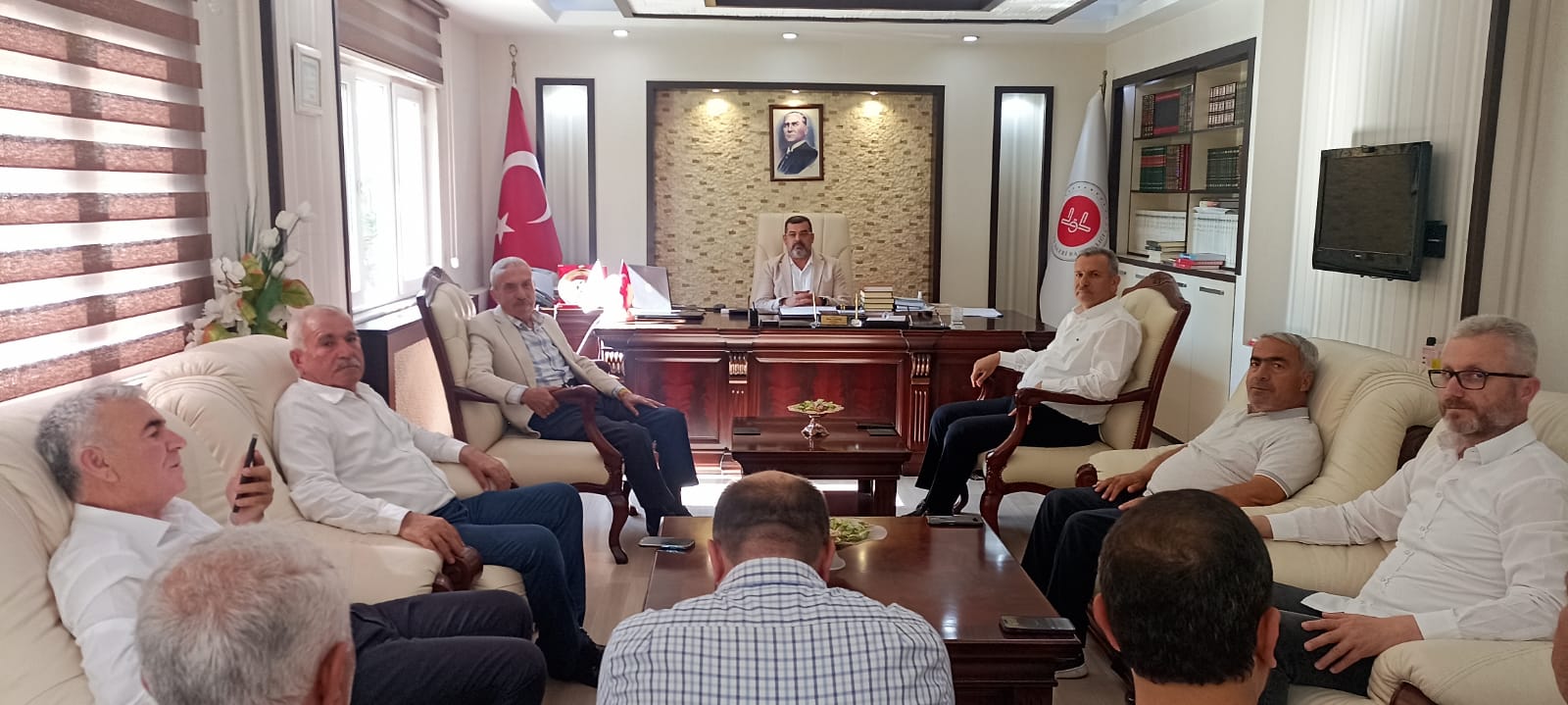 Eski vekil İnal ve Başkan Işık’tan Müftü Durmuş’a ziyaret