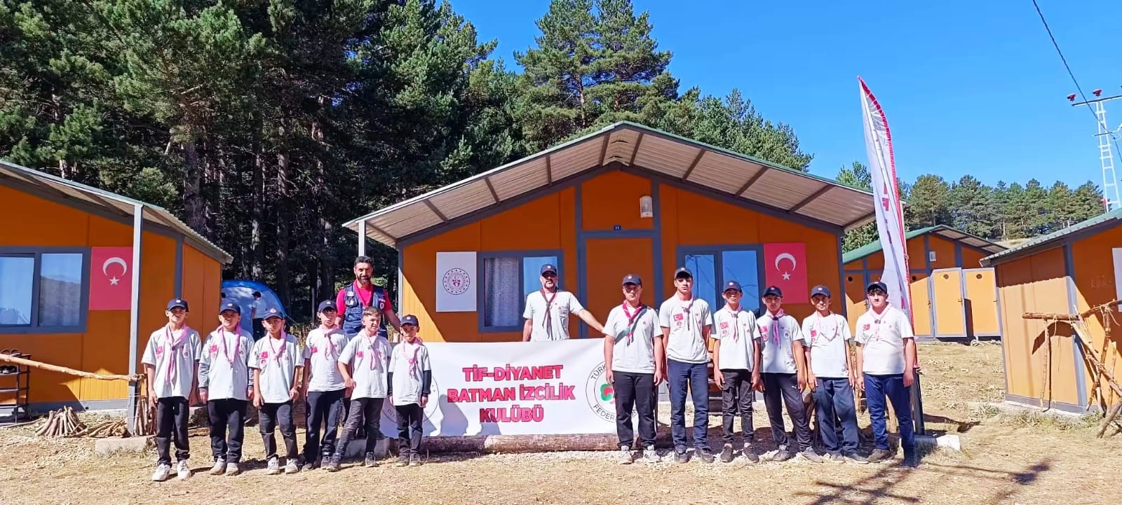 Batman İzci Takımı Erzincan Kampında