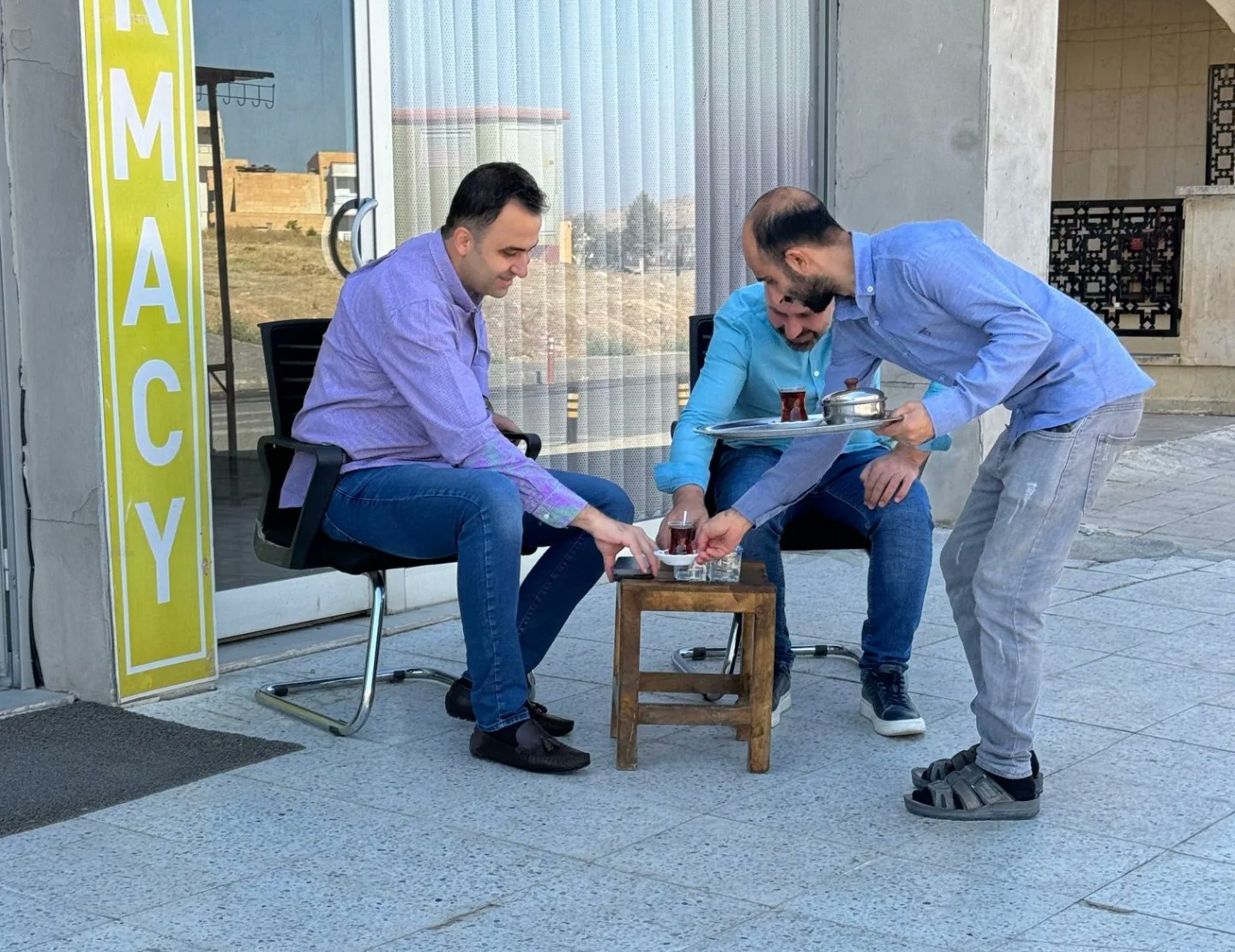 Kaymakam İmrak’tan esnaf ziyareti