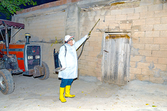 292 köy ilaçlandı