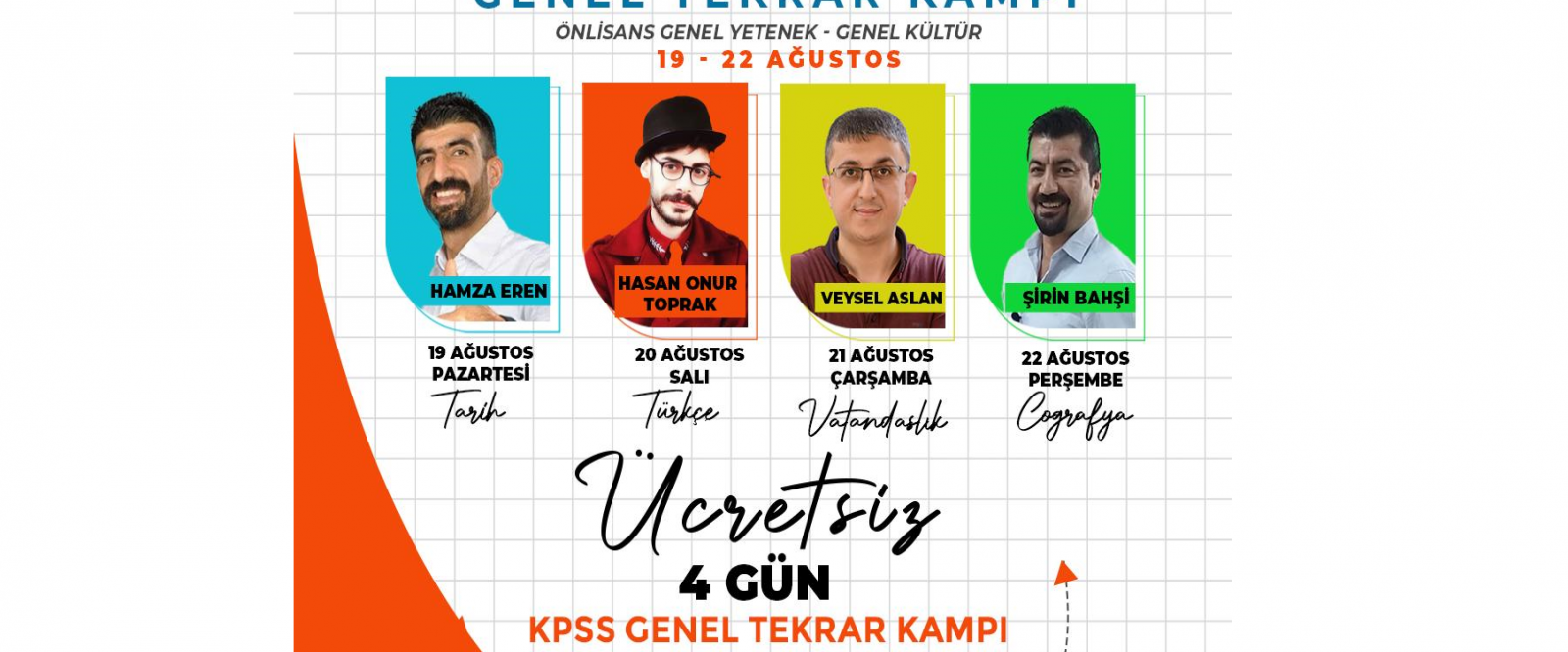 KPSS’ye hazırlananlara tekrar kampı