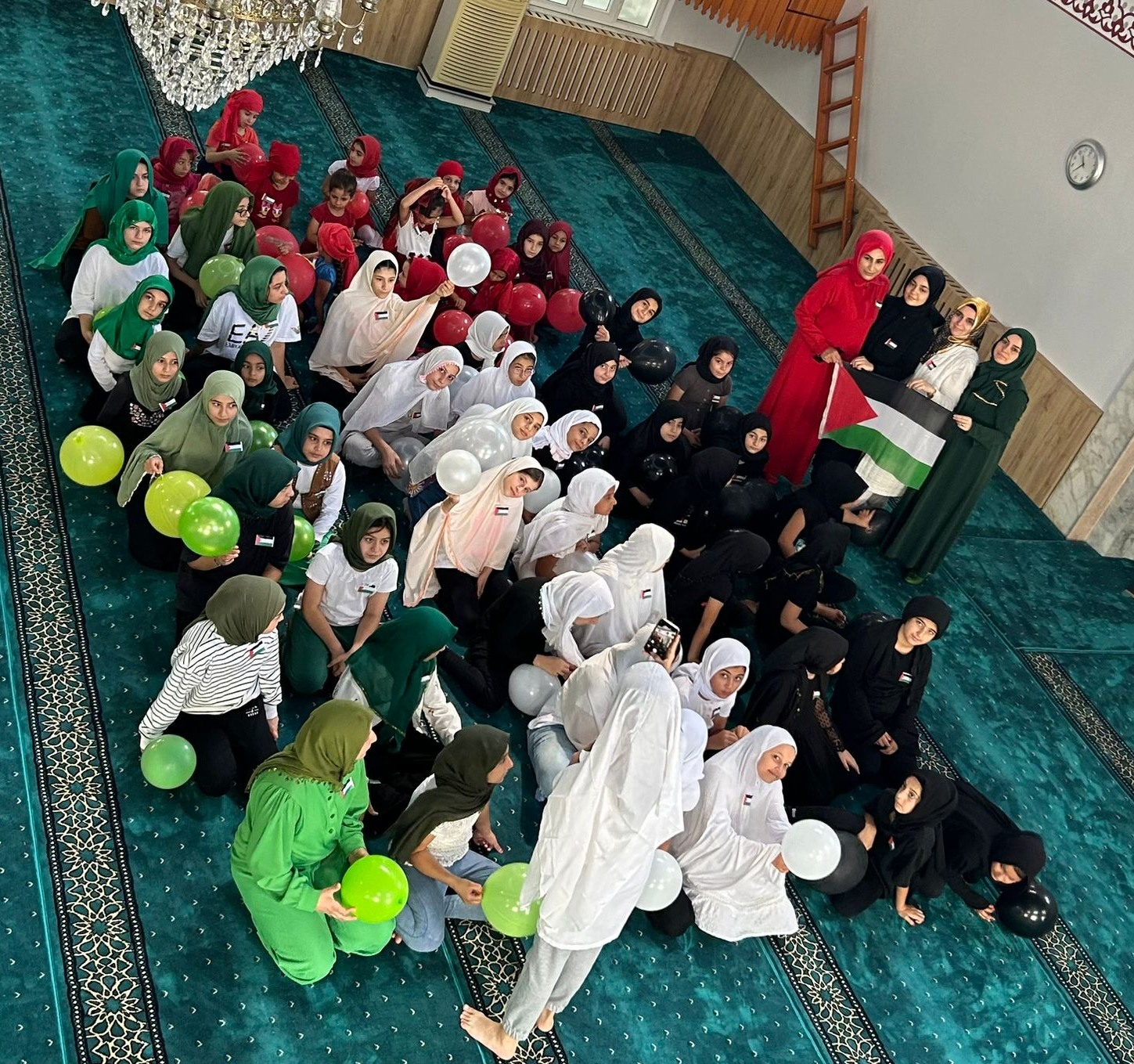 Kur’an Kursu öğrencilerinden duyarlı etkinlik