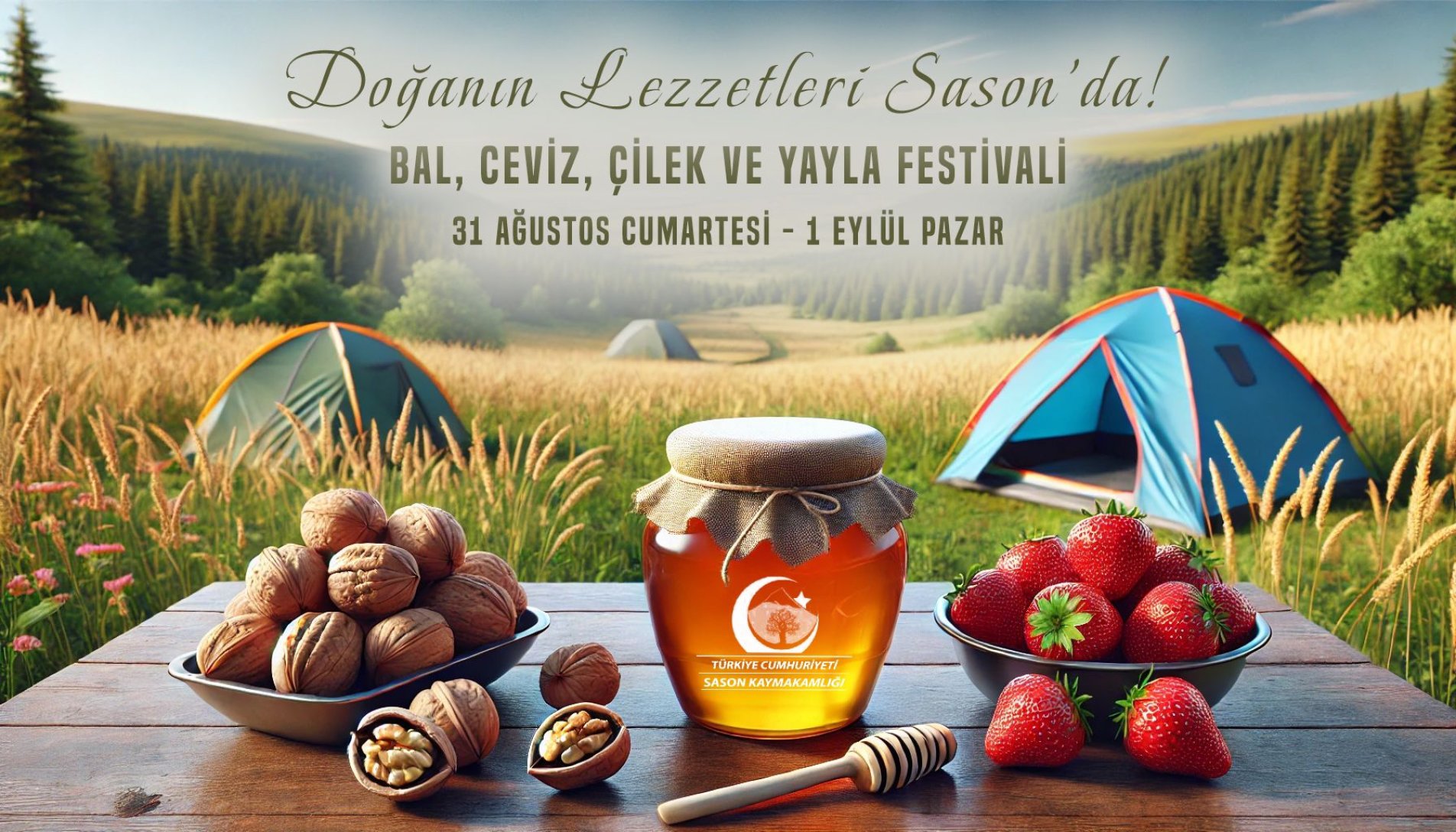 Sason’da Bal, Ceviz, Çilek ve Yayla Festivali Başlıyor!