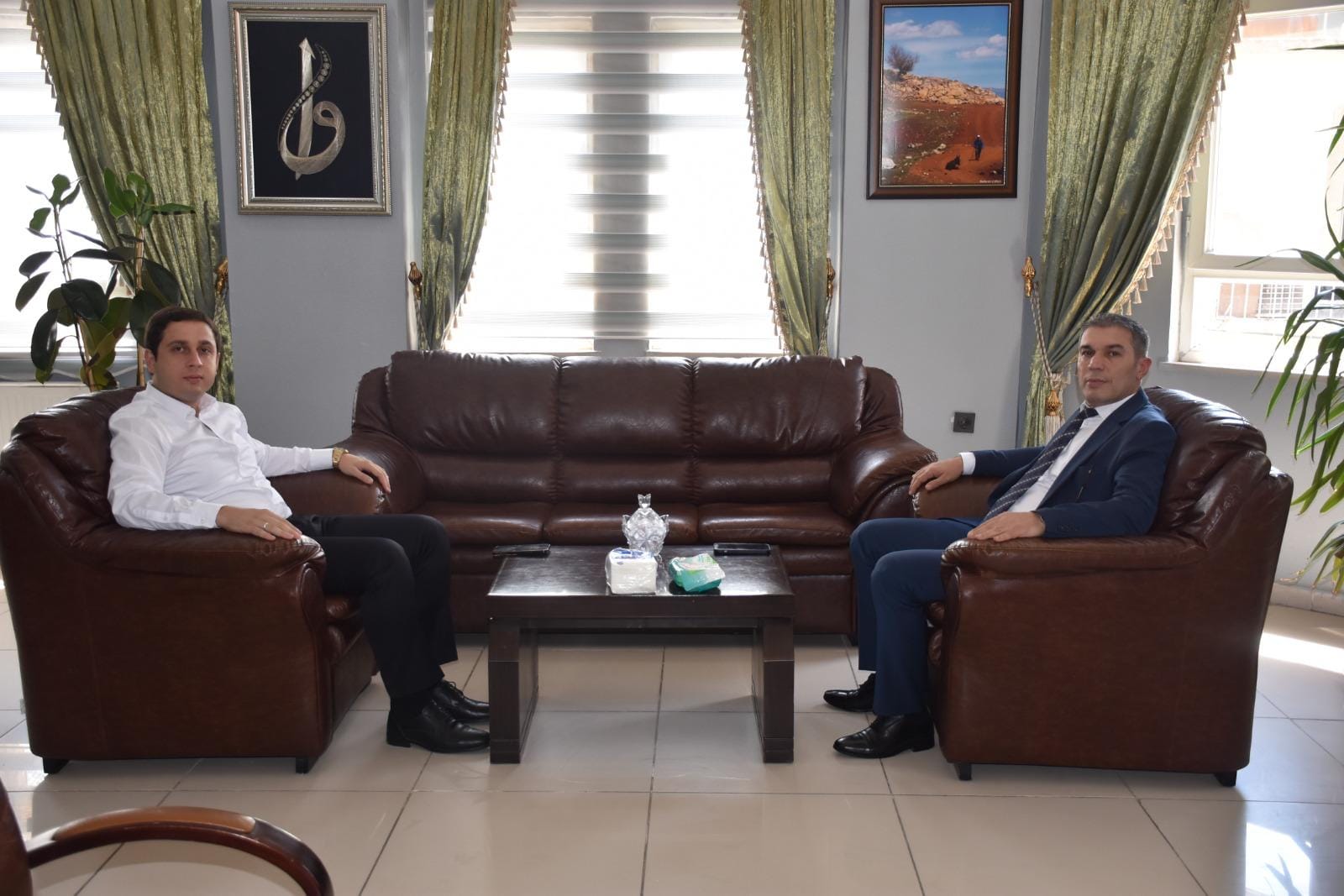 Kaymakam Başar’dan Başkan Demir’e ziyaret