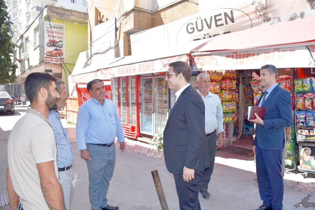 Kaymakam Başar ilçe esnafını ziyaret etti