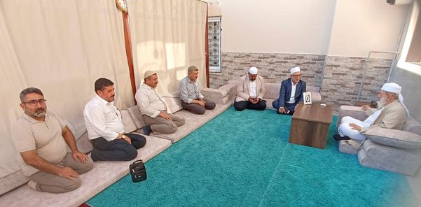 Tillo âlimlerinden Seyda Molla Burhanettin Mücahidi ve Seyda Şeyh Bedrettin Aydın hocaları ziyaret ettiler