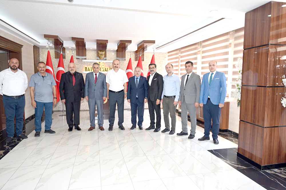 Türk Büro-Sen heyetinden Vali Canalp’a ziyaret