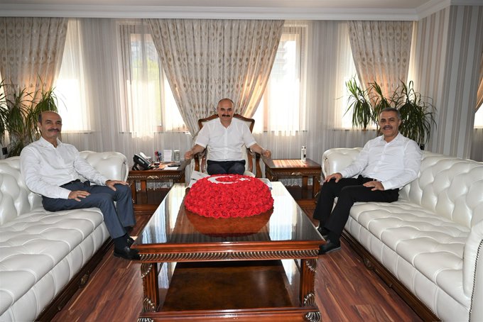 Vali Canalp yeni AK Parti İl Başkanı Şansi’yi ağırladı