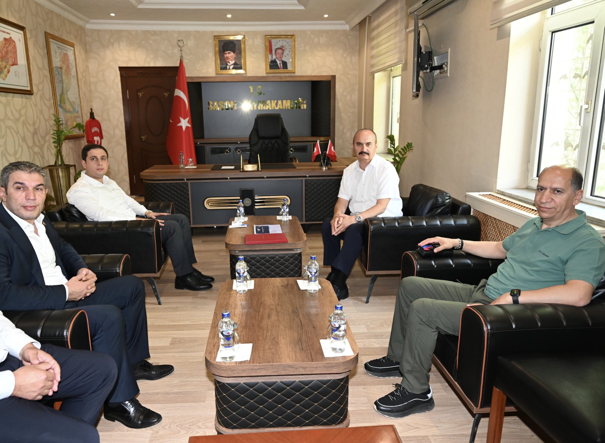 Sason Kaymakamı Başar’a hayırlı olsun ziyareti