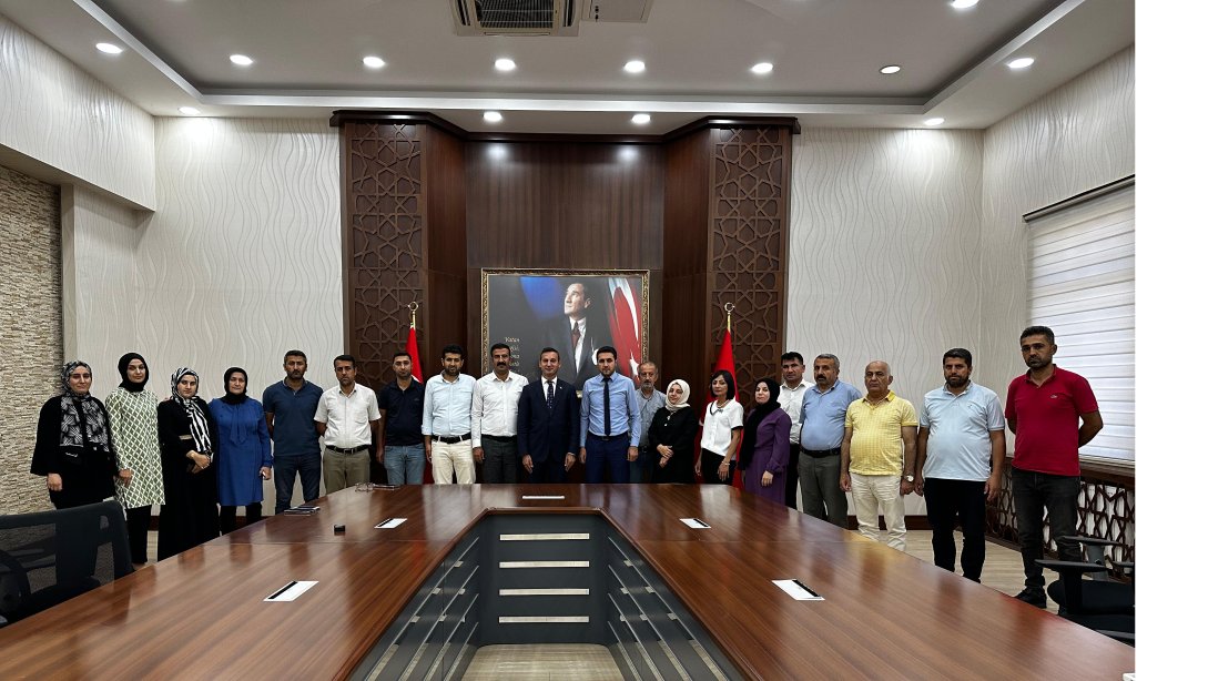 KOZLUK İLÇE MİLLİ EĞİTİM MÜDÜRÜNE VEDA