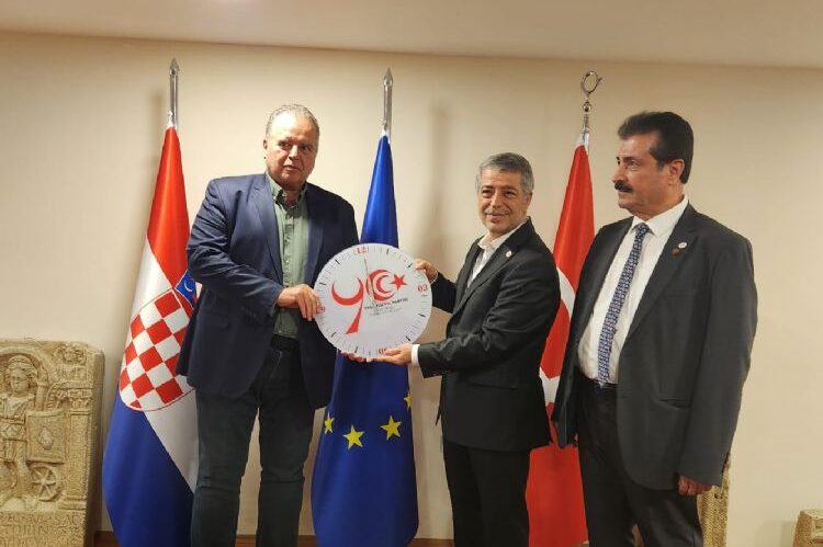 Yeni Yüzyıl Partisi Genel Başkanı Mehmet Ali Arslan’dan Hırvatistan Büyükelçisi Hrvoje Cvitanovic’e Ziyaret