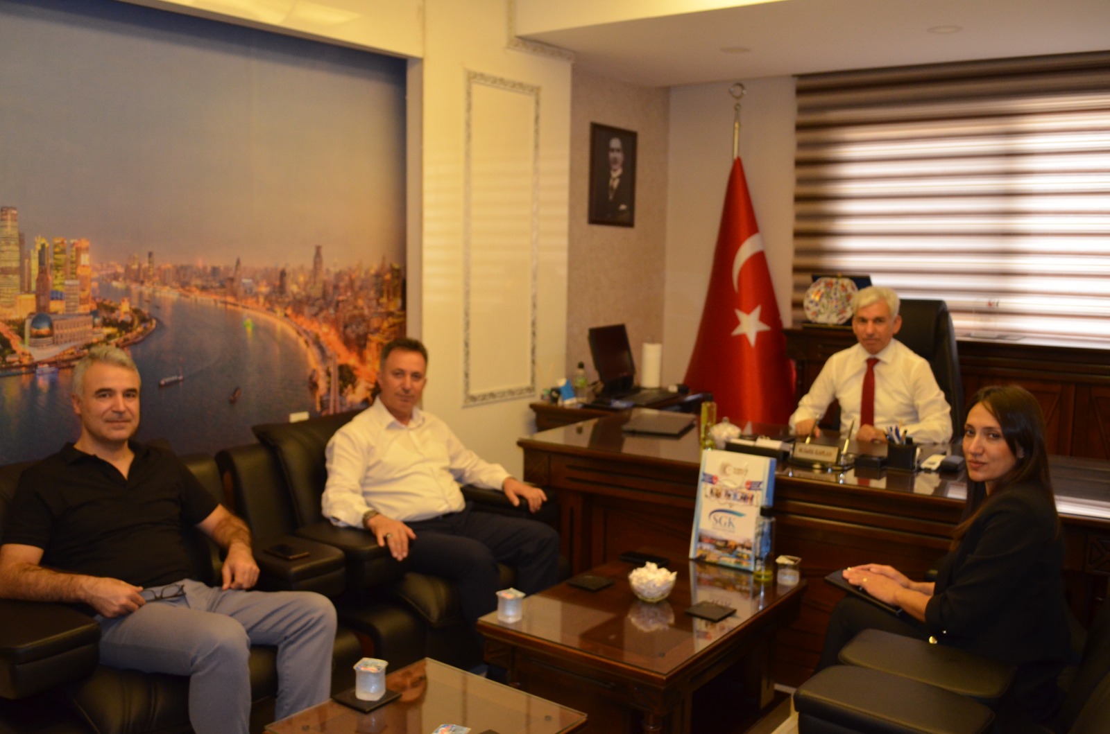 SGK İl Müdürü Ökten’den BESOB’a ziyaret