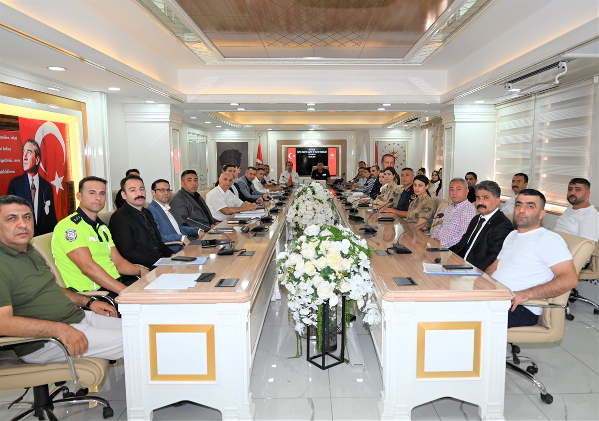 2024-2025 Eğitim Yılı Asayiş ve Trafik Denetimleri toplantısı yapıldı